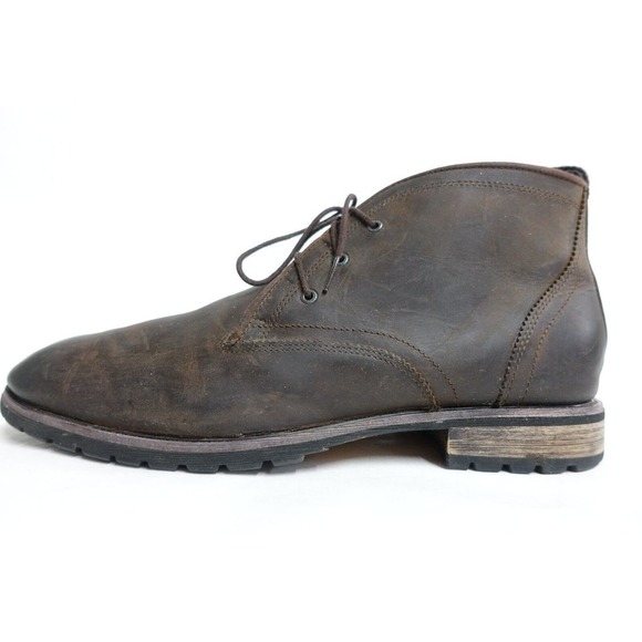 MARK NASON Skechers Men Chukka Boots Harrow Size 12 M Brown Leather Ankle main image 6